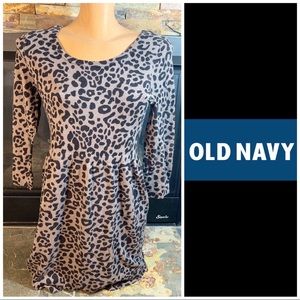 Old Navy leopard dress
